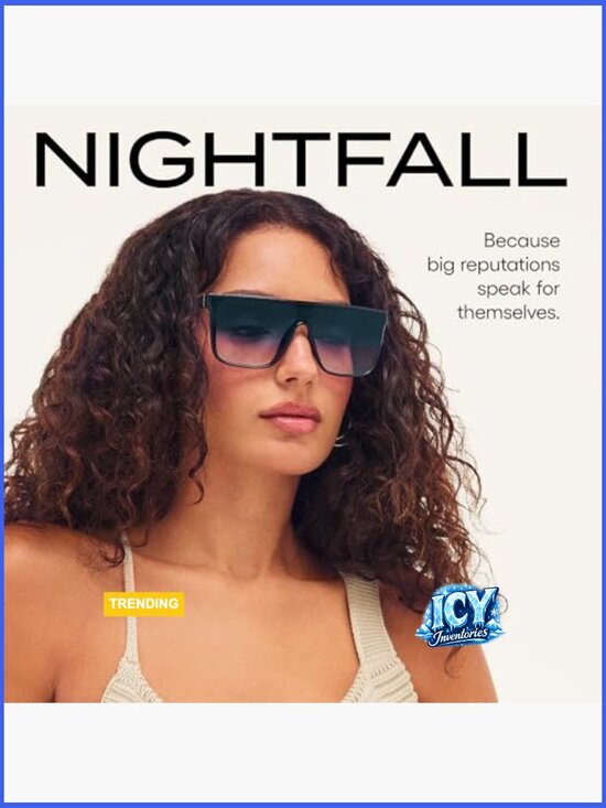 Oversized Shield Non-Polarized Sunglasses with UV Protection main image 5